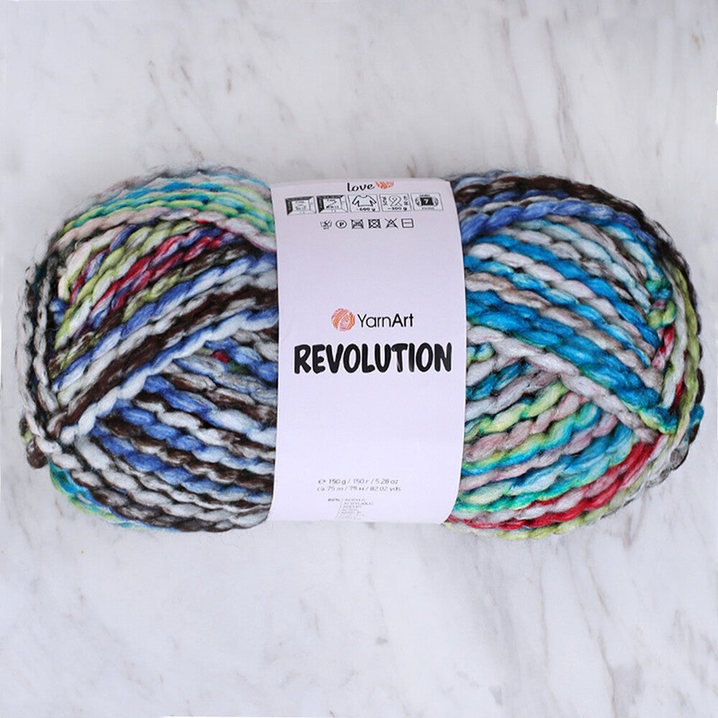 Yarnart Revolution Knitting Yarn – Variegated- 1614