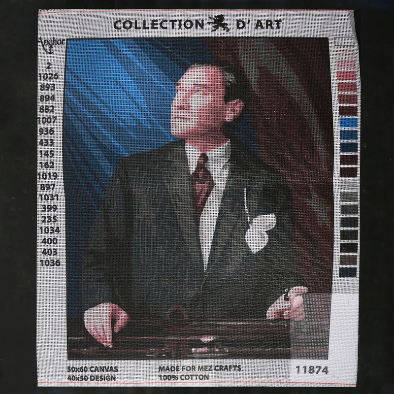 Collection Dart 40×50 cm Printed Gobelin, Ataturk- 11874