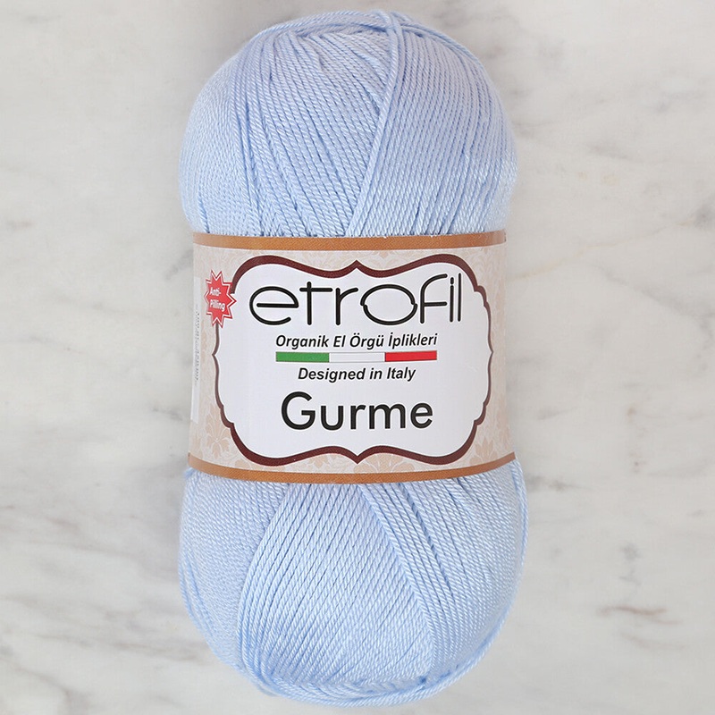 Etrofil Gurme Knitting Yarn, Baby Blue – 75027