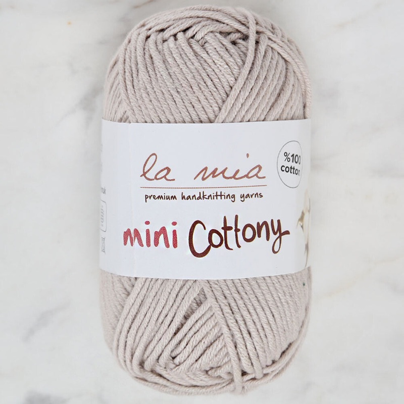 La Mia Mini Cottony 25 g Baby Yarn Beige – L035
