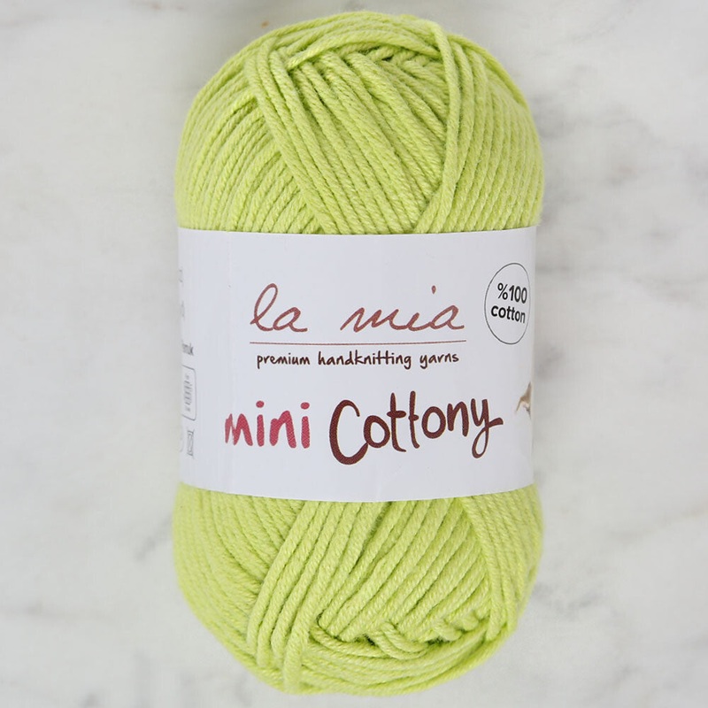 La Mia Mini Cottony 25 g Baby Yarn Green – L037