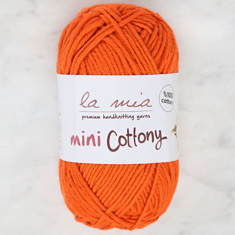 La Mia Mini Cottony 25 g Baby Yarn Orange – L022