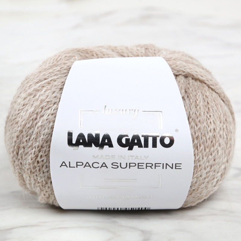 Lana Gatto Alpaca Superfine, Beige – 7608