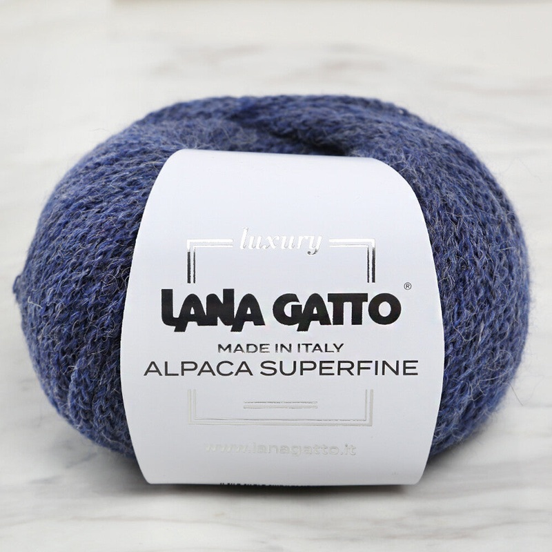 Lana Gatto Alpaca Superfine, Blue – 8138