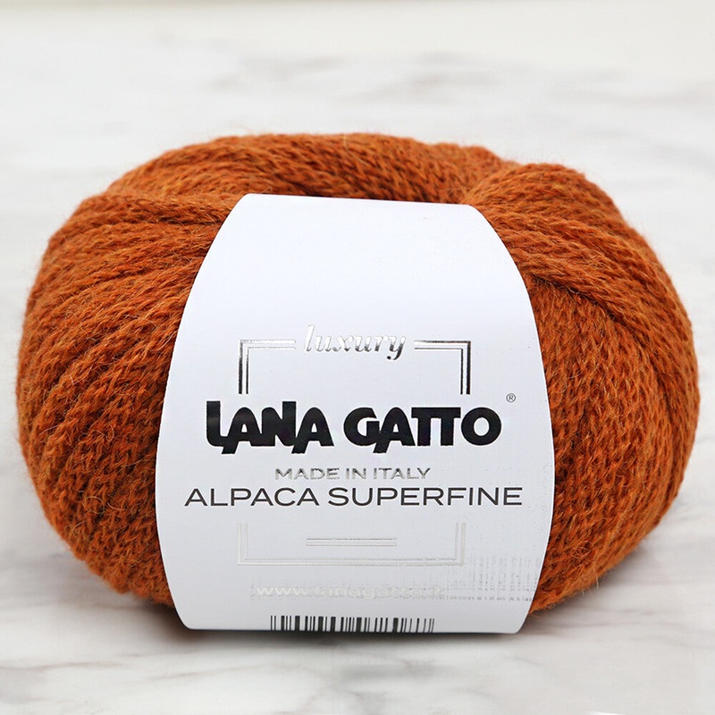 Lana Gatto Alpaca Superfine, Brick – 9071