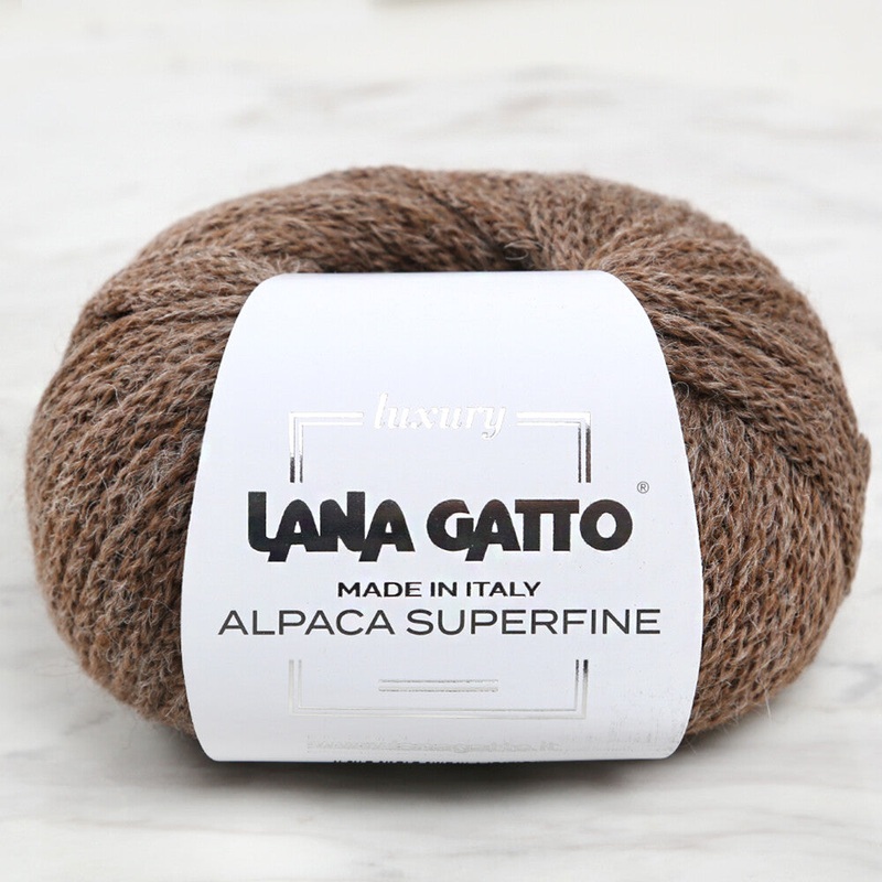 Lana Gatto Alpaca Superfine, Brown – 8479