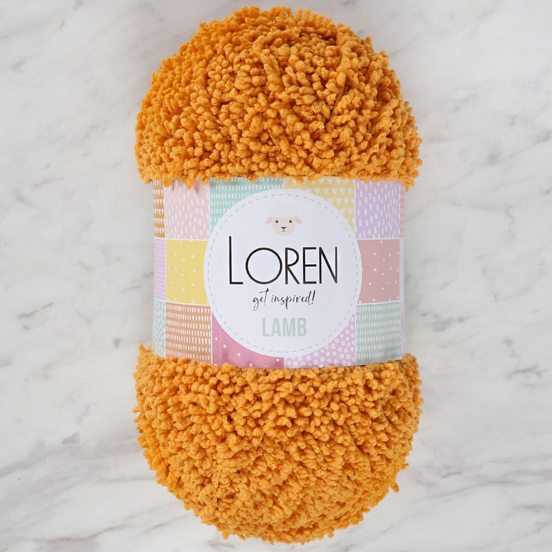 Loren Lamb Baby Yarn, Mustard – R045