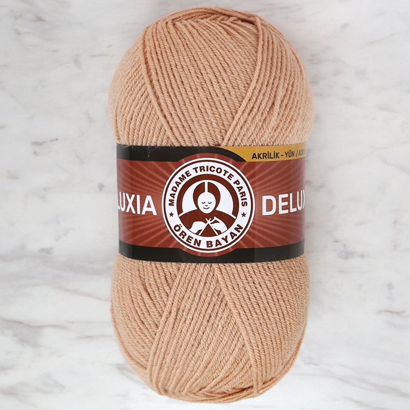Madame Tricote Paris Deluxia Knitting Yarn, Beige – 079