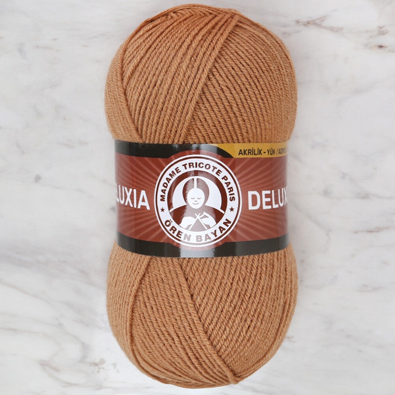 Madame Tricote Paris Deluxia Knitting Yarn, Brown – 099