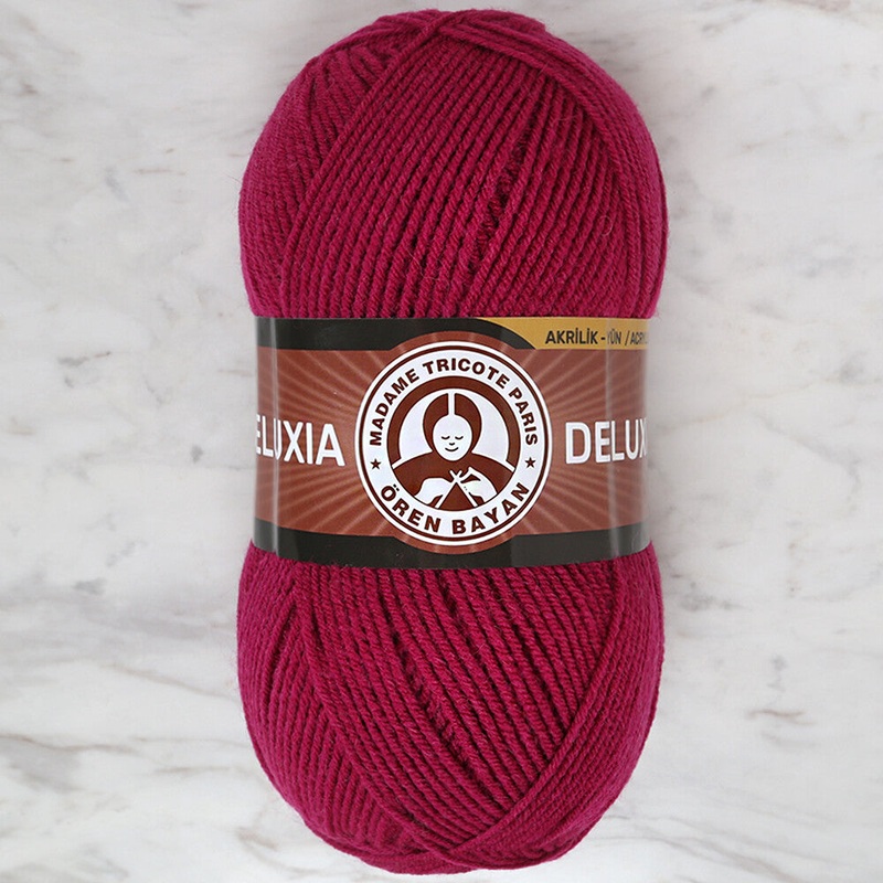 Madame Tricote Paris Deluxia Knitting Yarn, Fuscia – 103