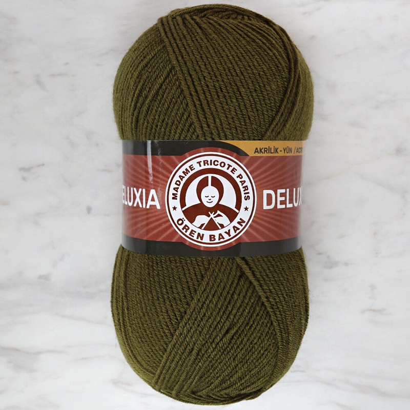 Madame Tricote Paris Deluxia Knitting Yarn, Green – 077