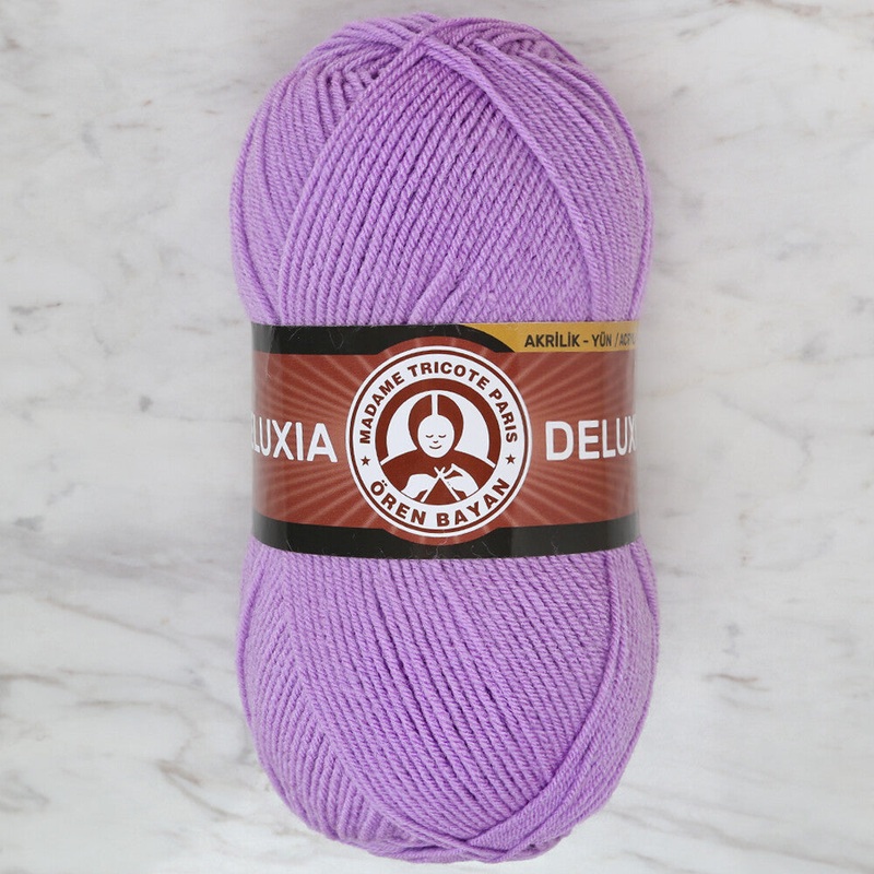 Madame Tricote Paris Deluxia Knitting Yarn, Lilac – 056