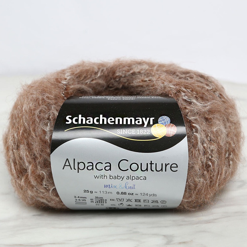 Schachenmayr Alpaca Couture Yarn, Brown – 00010
