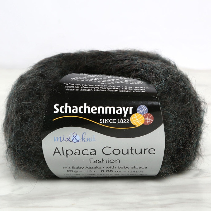 Schachenmayr Alpaca Couture Yarn, Dark Grey – 00070
