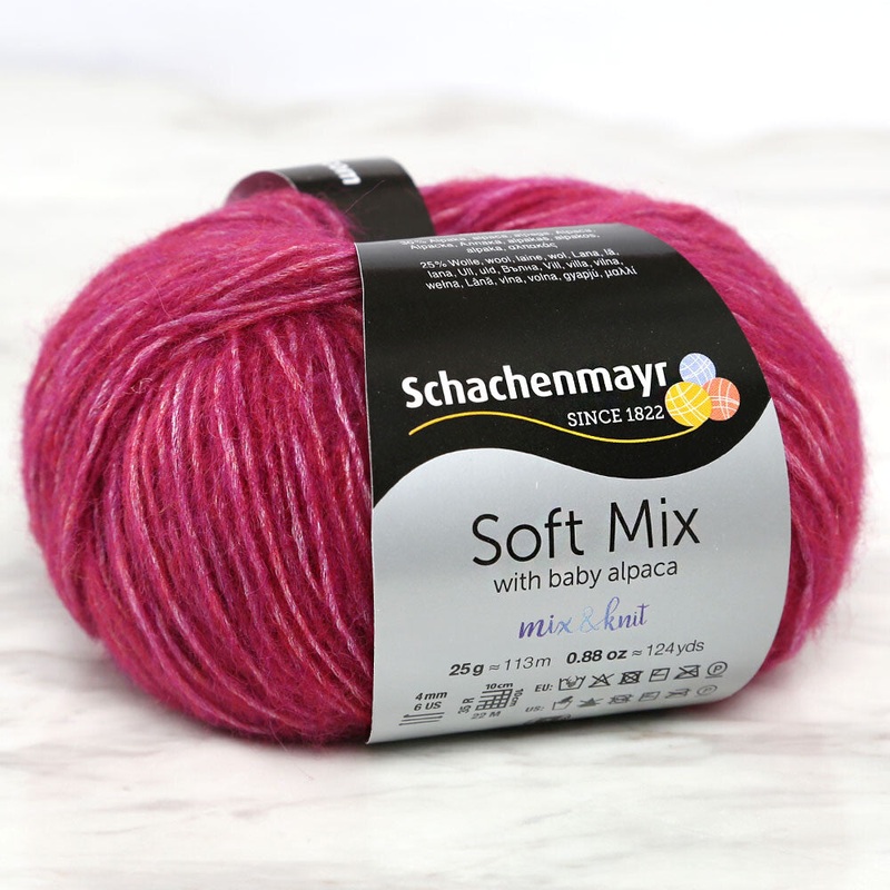 Schachenmayr Soft Mix Yarn, Lilac – 00032