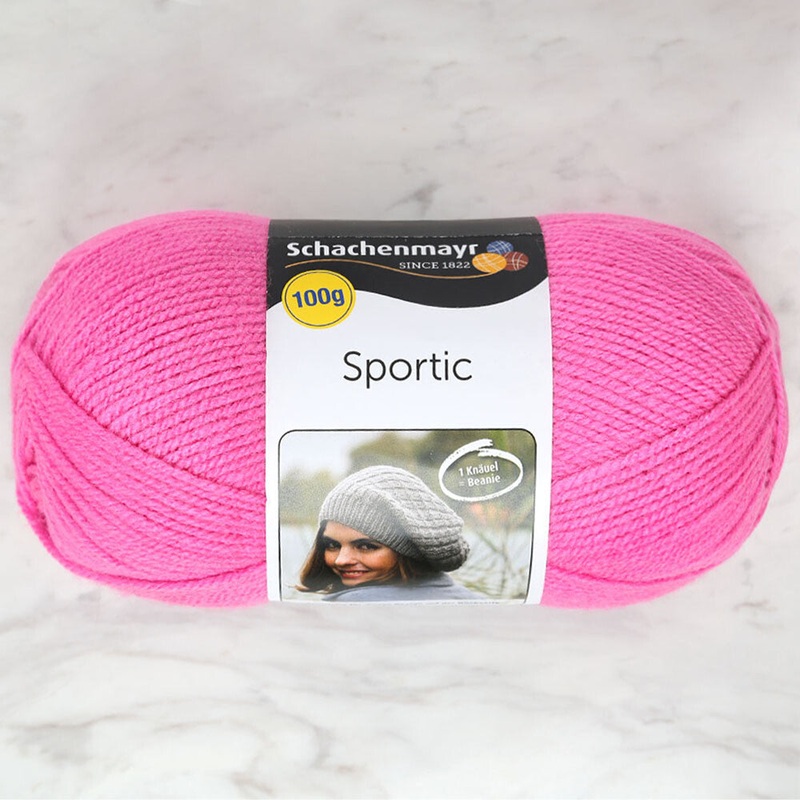 Schachenmayr Sportic Knitting Yarn, Pink – 08305