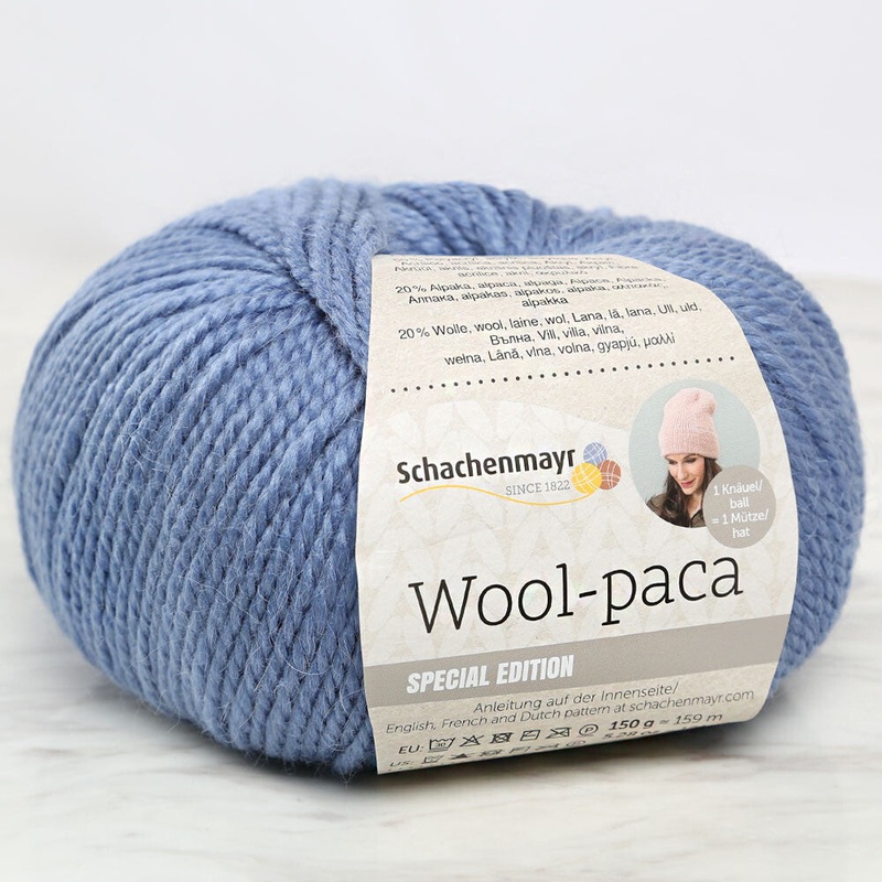 Schachenmayr Wool-paca Yarn, Blue – 00099