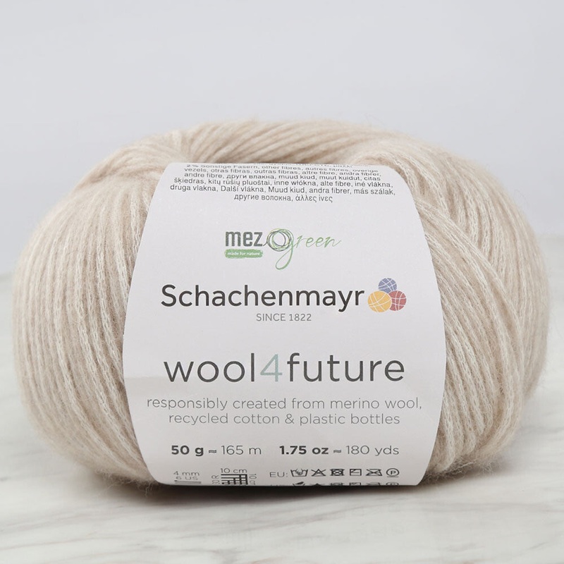 Schachenmayr wool4future Yarn, Cream – 9807594-00002