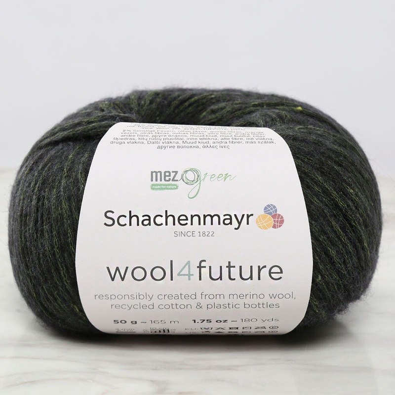 Schachenmayr wool4future Yarn, Green – 9807594-00070