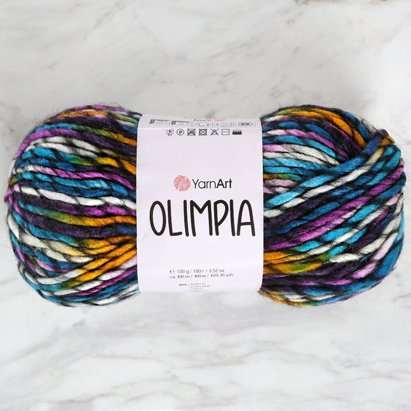 Yarnart Olimpia Knitting Yarn – Variegated- 1410