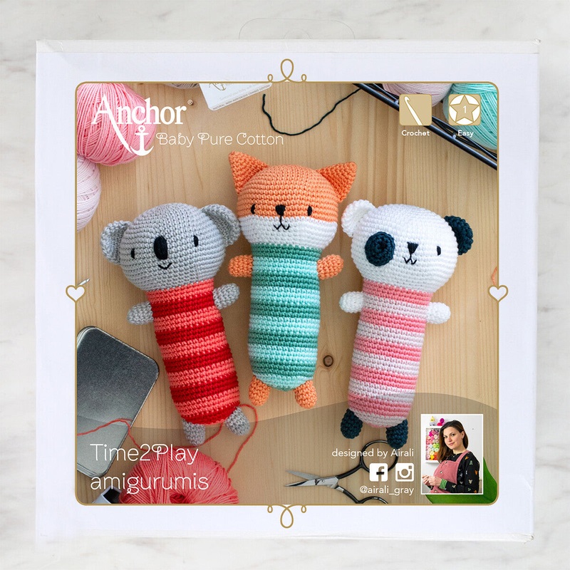 Anchor Baby Pure Cotton Time 2 Play Amigurumis Set – A28B003-09067