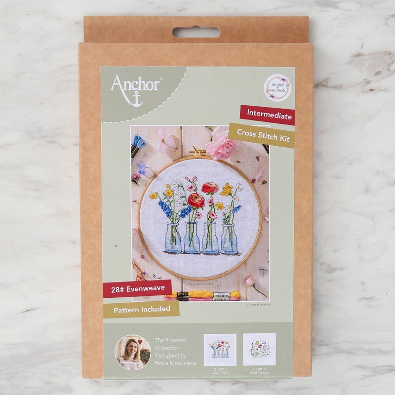 Anchor Embroidery Kit 20 x 17cm 8 x 6.64 DCX012