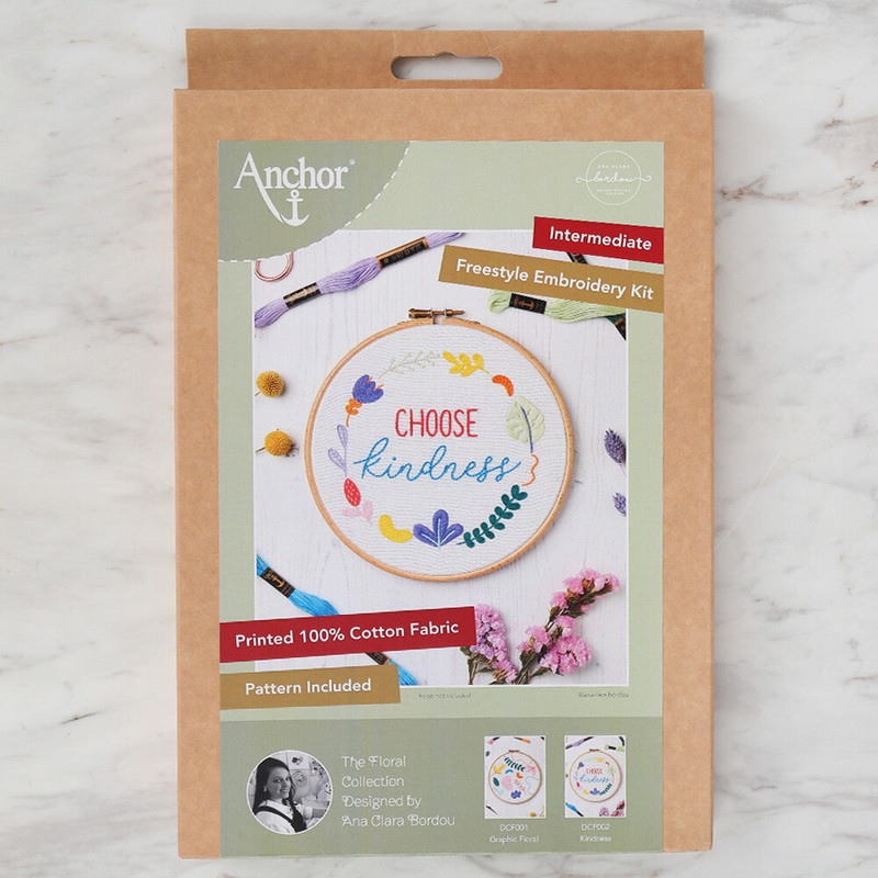 Anchor Embroidery Kit 20cm 7.87 DCF002