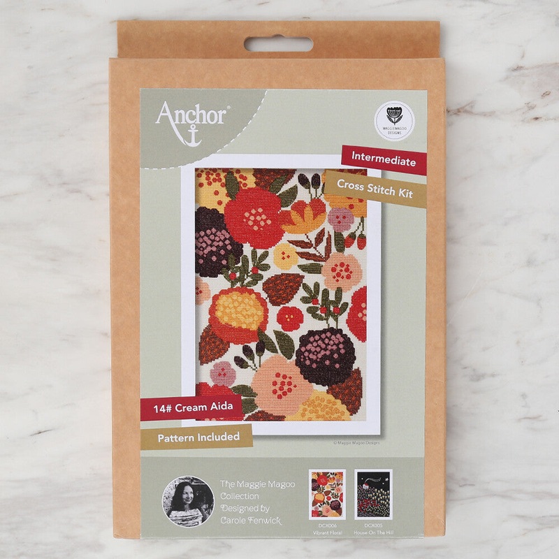 Anchor Embroidery Kit 28 x 19cm 11.02 x 7.48 DCX006