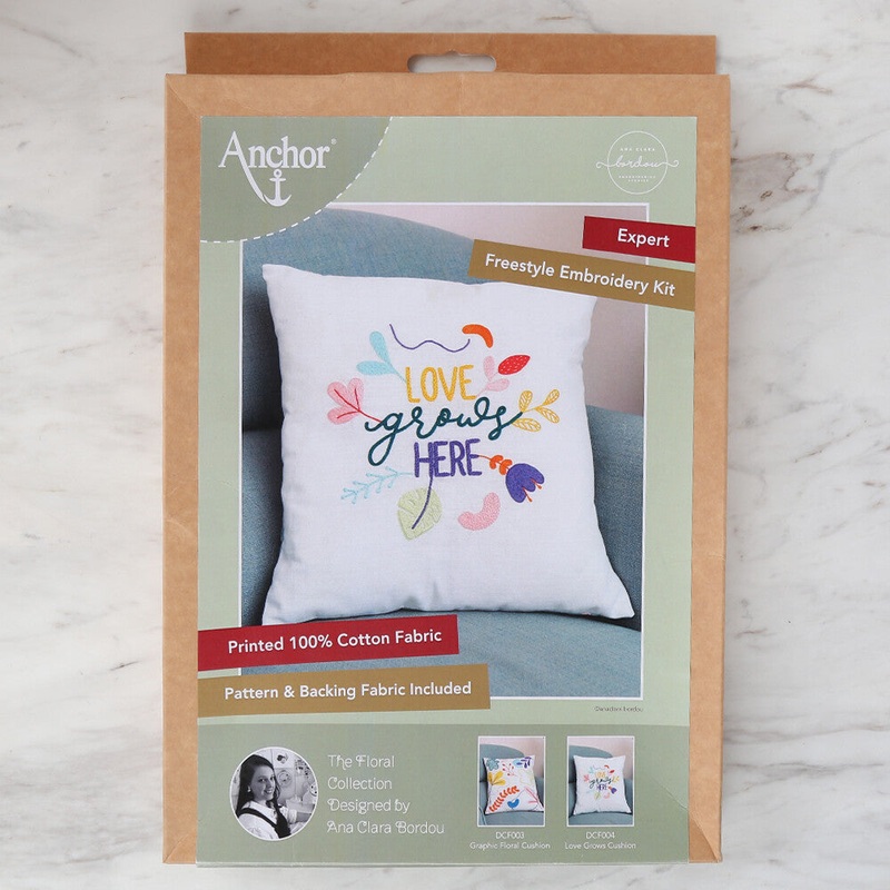 Anchor Embroidery Kit 40 x 40cm 15.75 x 15.75 DCF004