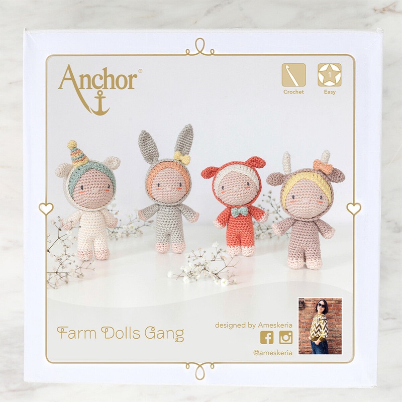 Anchor Farm Dolls Gang  Amigurumi Set – A28C002-09061