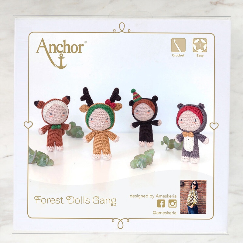 Anchor Forest Dolls Gang Amigurumi Set – A28C002-09062