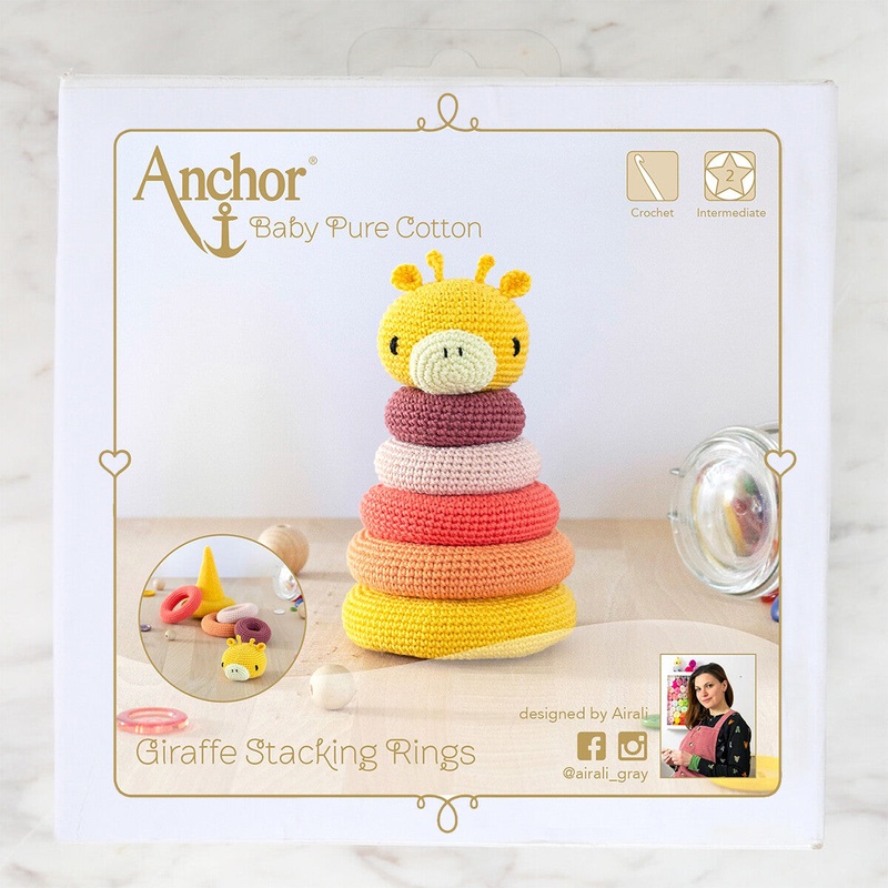 Anchor Giraffe Stacking Rings Set – A28B004-09063