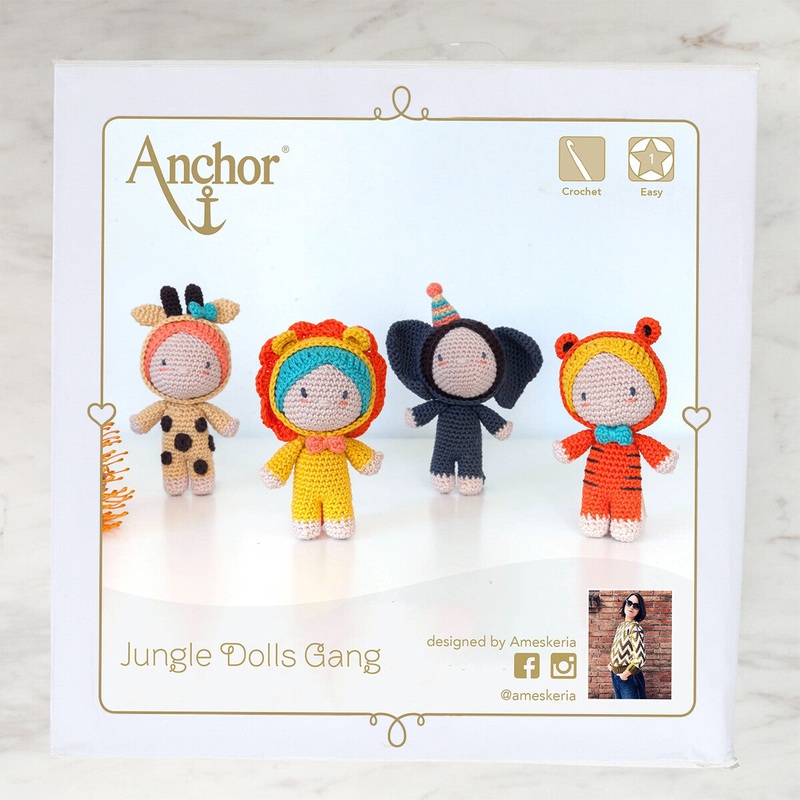 Anchor Jungle Dolls Gang Amigurumi Set – A28C002-09063