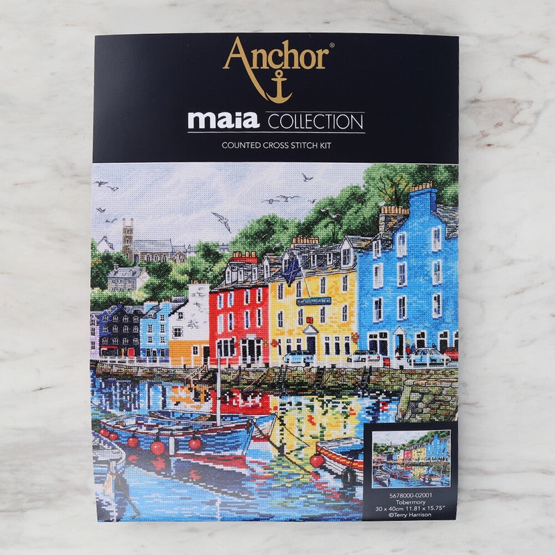 Anchor Maia Cross Stitch Kit 30 x 40cm 11.81 x 15.75 – 5678000-02001