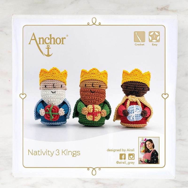 Anchor Nativity 3 Kings Amigurumi Set – A28C004-09062