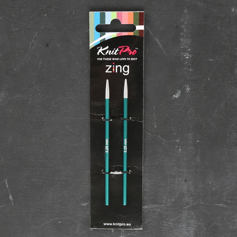 Knitpro Zing 3.25mm nterchangeable Needle Green – 47529