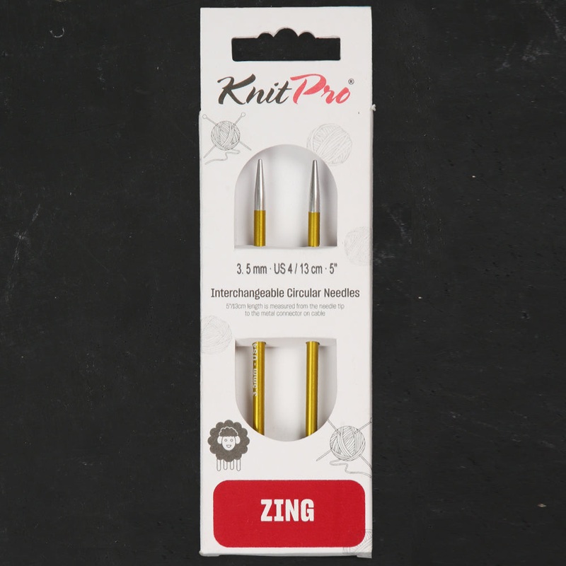 Knitpro Zing 3.50 mm nterchangeable Needle Yellow – 47501