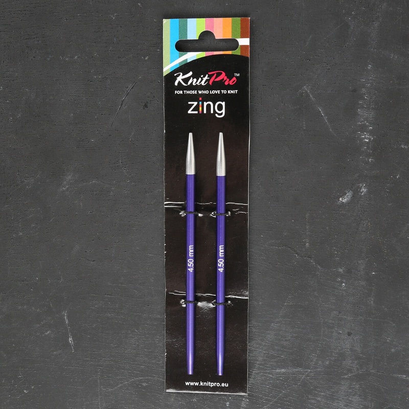 Knitpro Zing 4.50 mm nterchangeable Needle Purple – 47504