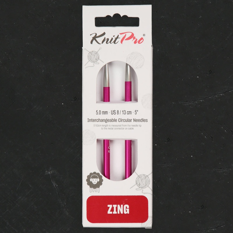 Knitpro Zing 5 mm nterchangeable Needle Pink – 47505