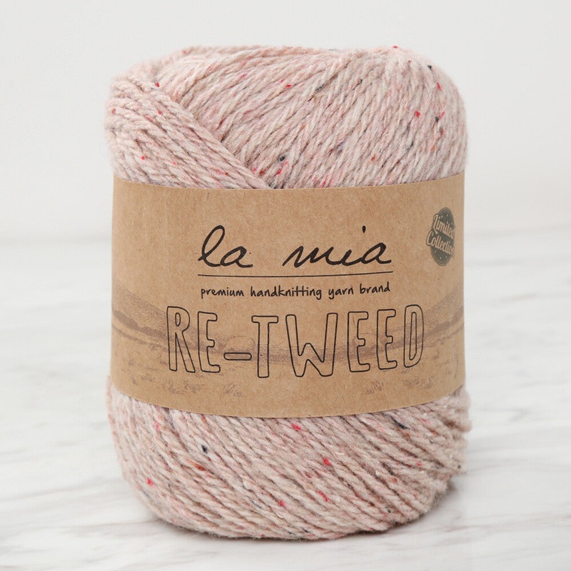 La Mia Re-Tweed Melange Yarn, Beige – L022