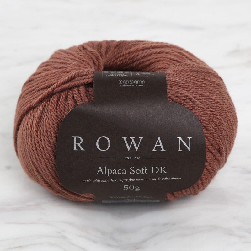 Rowan Alpaca Soft DK Yarn, Brown – 00203