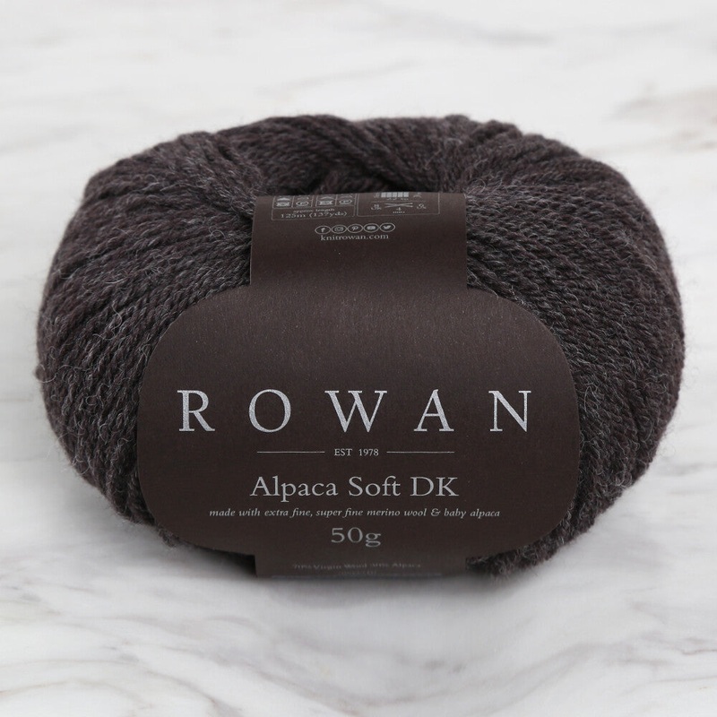 Rowan Alpaca Soft DK Yarn, Brown – 00204