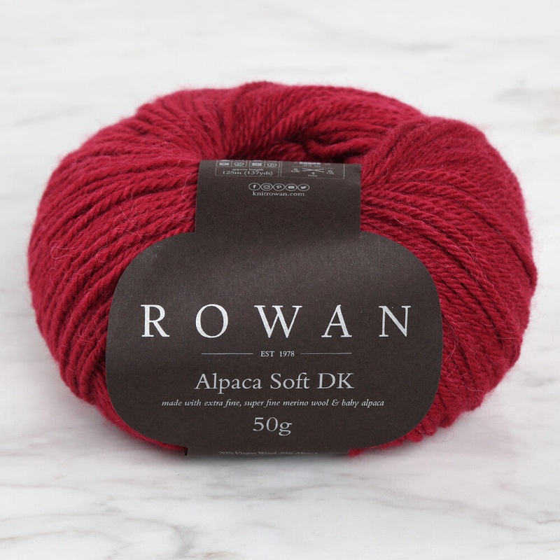 Rowan Alpaca Soft DK Yarn, Cherry Rot – 00206