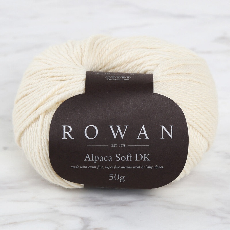 Rowan Alpaca Soft DK Yarn, Cream – 00221