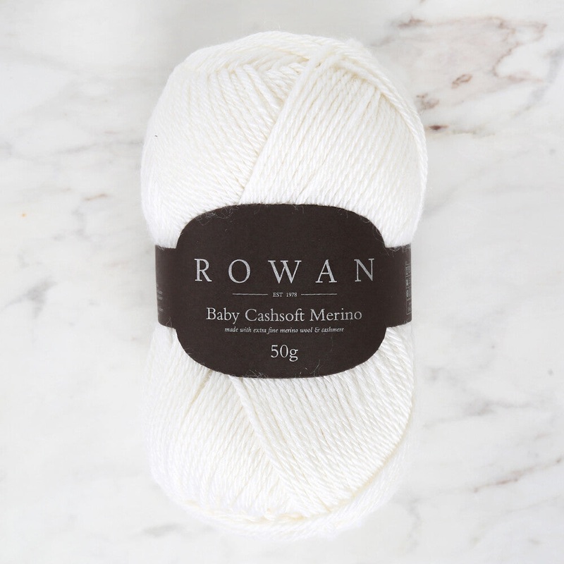Rowan Baby Cashsoft Merino Yarn, Cream – 00101