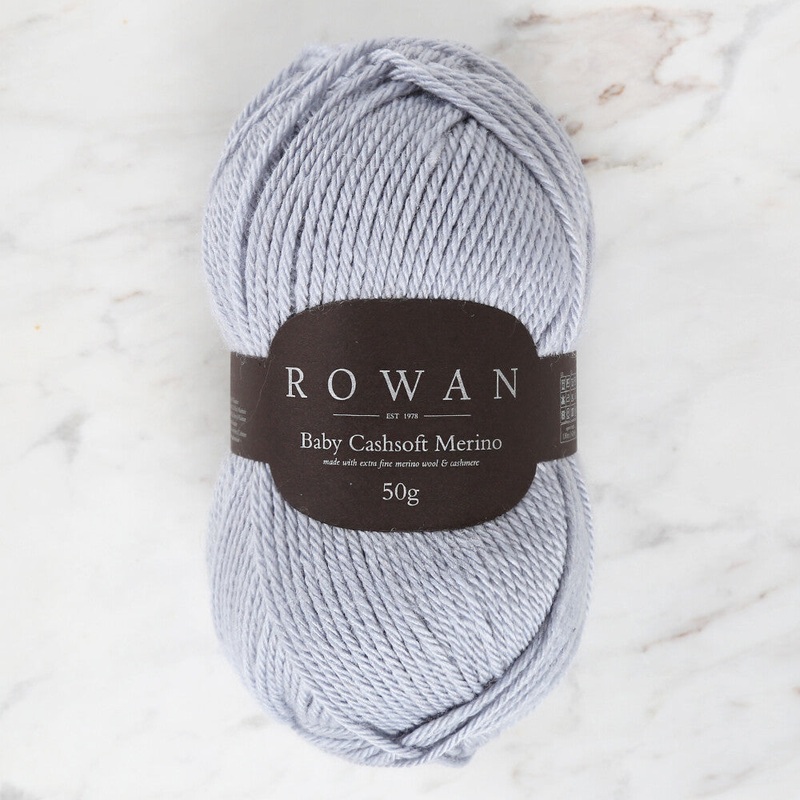 Rowan Baby Cashsoft Merino Yarn, Ice Blue – 00107