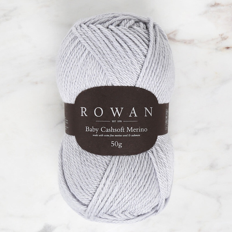 Rowan Baby Cashsoft Merino Yarn, Light Grey – 00106