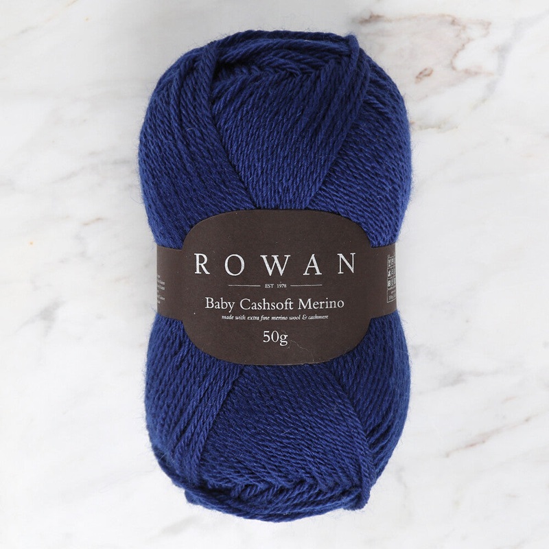 Rowan Baby Cashsoft Merino Yarn, Navy Blue – 00119