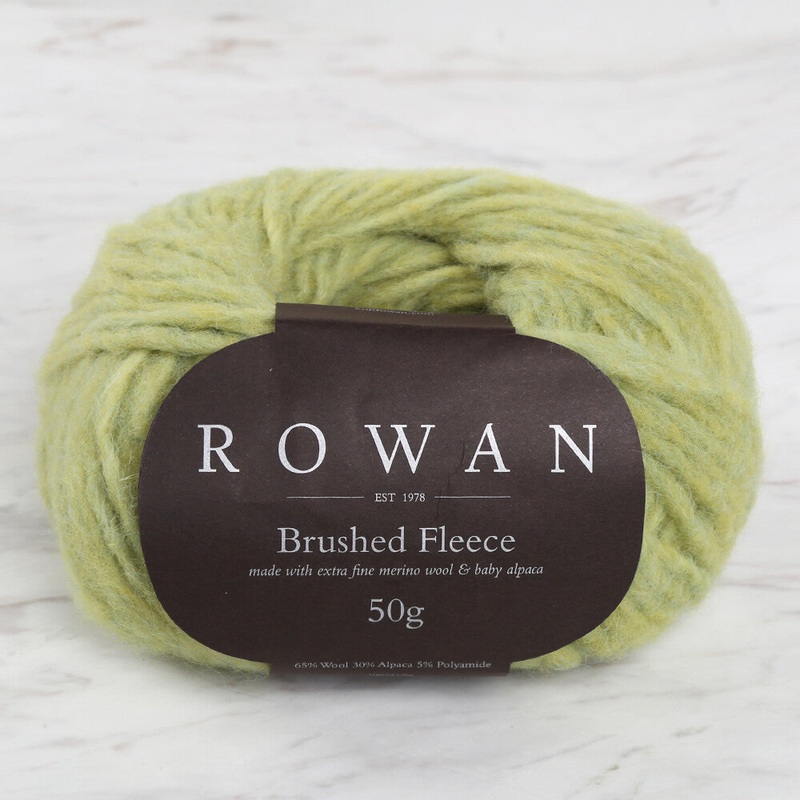 Rowan Brushed Fleece Yarn, Green – 00281