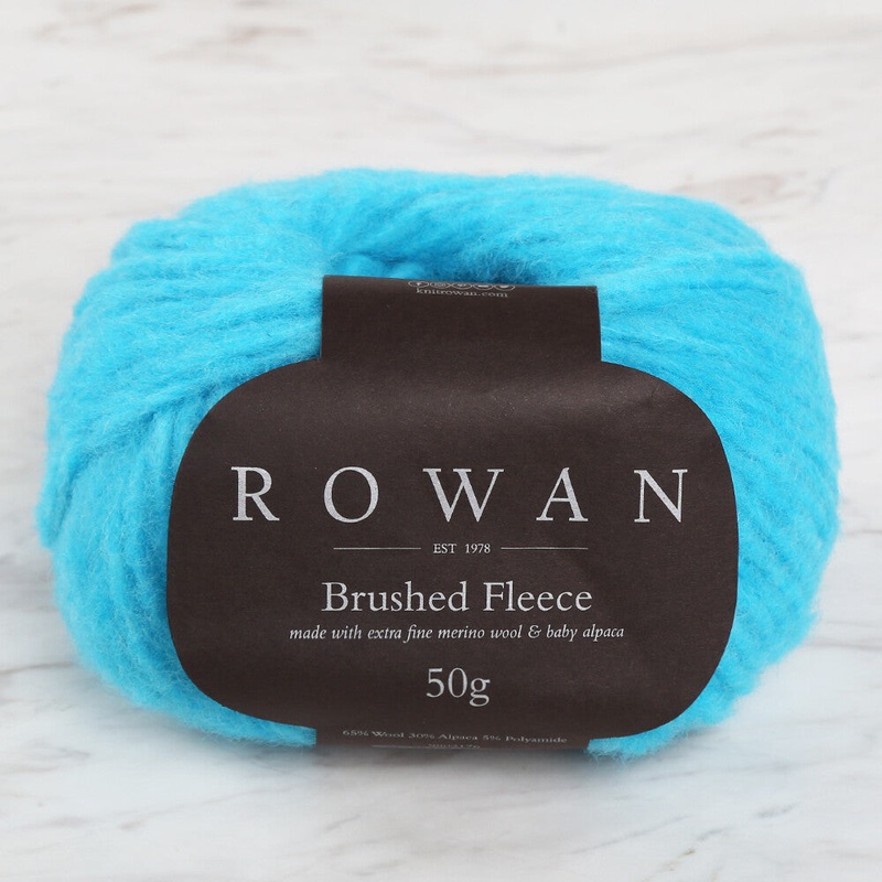 Rowan Brushed Fleece Yarn, Turquoise – 00283